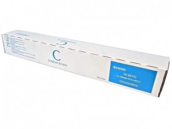 Kyocera TK 8517C – Cián – original – cartucho de tóner – para TASKalfa 5052ci, 6052ci Kyocera TK 8517C - Cián - original - cartucho de tóner - para TASKalfa 5052ci, 6052ci - Imagen 1