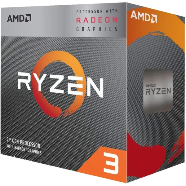 AMD – AMD Ryzen 3 5300G – 4.2 GHz Procesador AMD Ryzen 3 5300G con Gráficos Radeon, 4 Núcleos, 8 Hilos, 4.2GHz, AM4 - Imagen 1