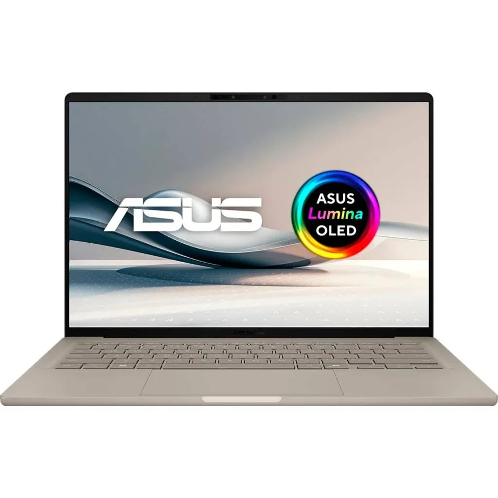 ASUS UX3407QA-QD452X – Notebook – 14″ – Qualcomm Snapdragon X X1 / 2.97 GHz – 16 GB – DDR5 SDRAM – 512 GB – Qualcomm Adreno GPU – Windows 11 Pro – 1-year warranty Notebook Asus Zenbook A14 Ultraligero,14" OLED WUXGA, Snapdragon X X1-26-100, 16 GB DDR5, SSD 512GB - Imagen 1