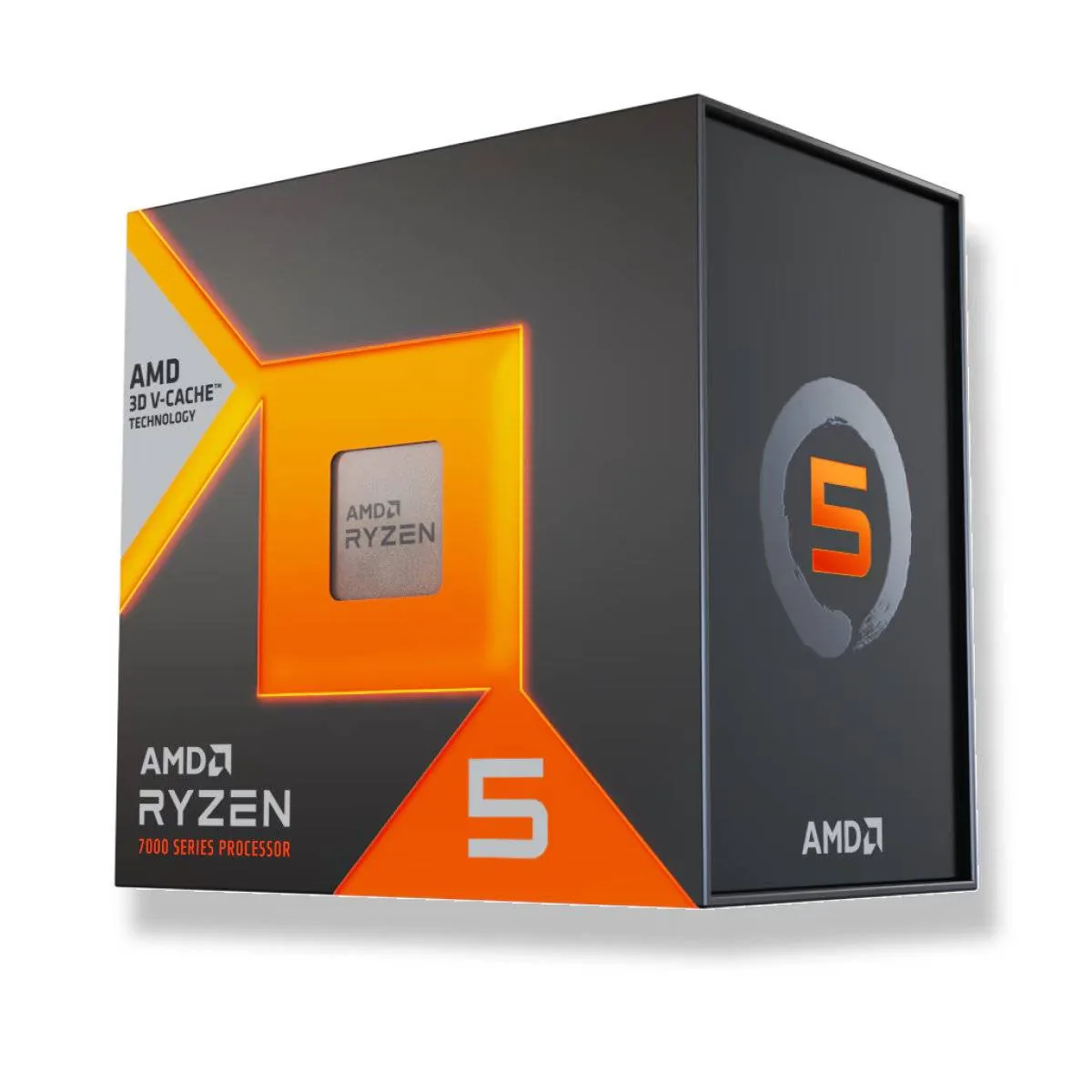 AMD – Ryzen 5 – 7600X3D 4.7GHz Procesador AMD Ryzen 5 7600X3D, Socket AM5, 6 Núcleos, 12 Hílos, Hasta 4.7GHz, Sin Cooler - Imagen 1