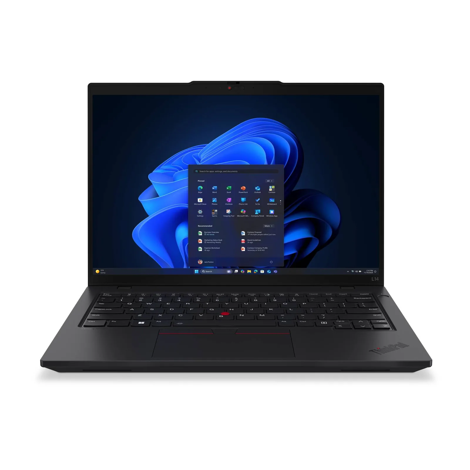 Lenovo ThinkPad L14 Gen 6 – Notebook – 14″ – 1920 x 1200 LCD – AMD Ryzen 5 Pro 215 / 4.7 GHz – 16 GB – DDR5 SDRAM – 512 GB SSD – None – AMD Radeon – Windows 11 Pro – Black – Spanish – 3-year warranty Notebook Lenovo ThinkPad L14 Gen 6 14" AMD Ryzen 5 PRO 215, 16GB RAM, 512GB SSD, W11Pro - Imagen 1