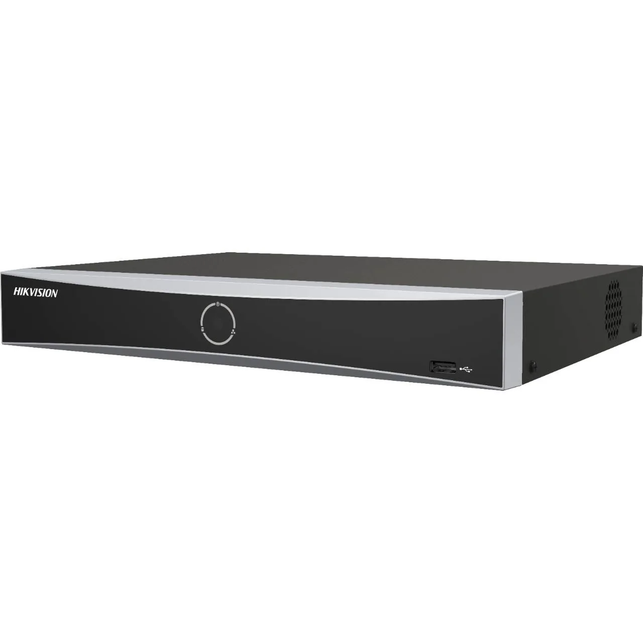 Hikvision – Standalone NVR – 4 Video Channels – Networked – K Series AcuSense 4K NVR Hikvision de 4 Canales DS-7604NI-K1/4P para 1 Disco Duro, max. 6TB, 2x USB 2.0, 1x RJ-45 - Imagen 1