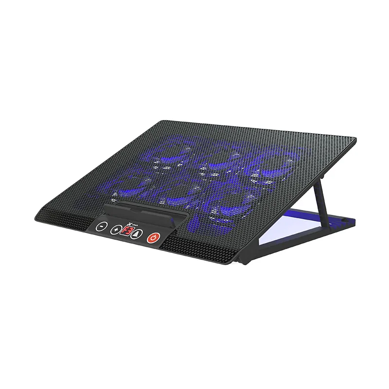 Xtech – Notebook stand – Tuuli gaming 6 fans XTA-161 Base de Enfriamiento para Notebook Gamer Xtech Tuuli XTA-161, 6 Ventiladores, LED Azul - Imagen 1