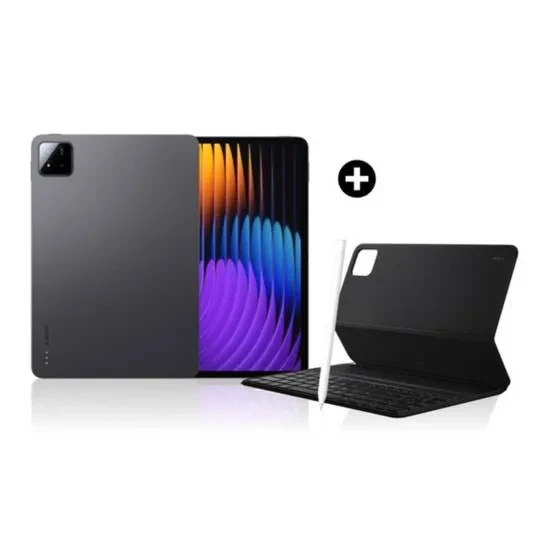 Xiaomi – Pad 7 Pro – 11.2″ – Android 15 – Snapdragon 8s Gen 3 – 8 GB – 256 GB – Gris – + Keyboard + Pen Tablet Xiaomi Pad 7 Pro 11.2'' 3.2K 8GB+256GB Gris con Teclado y Lápiz - Imagen 1