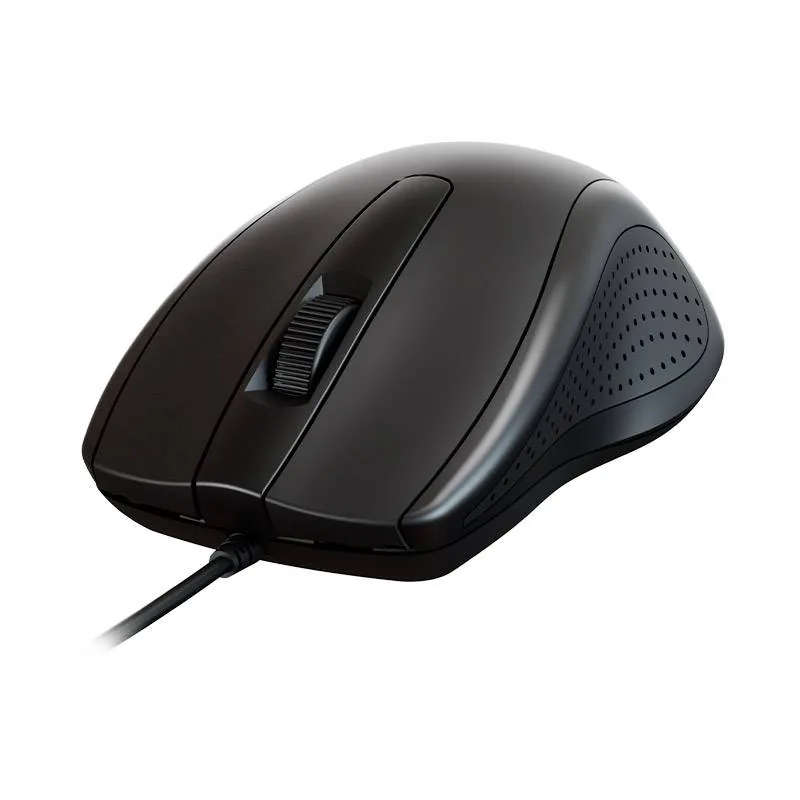 Xtech – XTM-206 – Mouse – USB – Wired – Black – Ambidextrous 3Button 1200 dpi Mouse Óptico Xtech XTM-206, 3 Botones, 1200 DPI, Ambidiestro, USB, Negro - Imagen 1