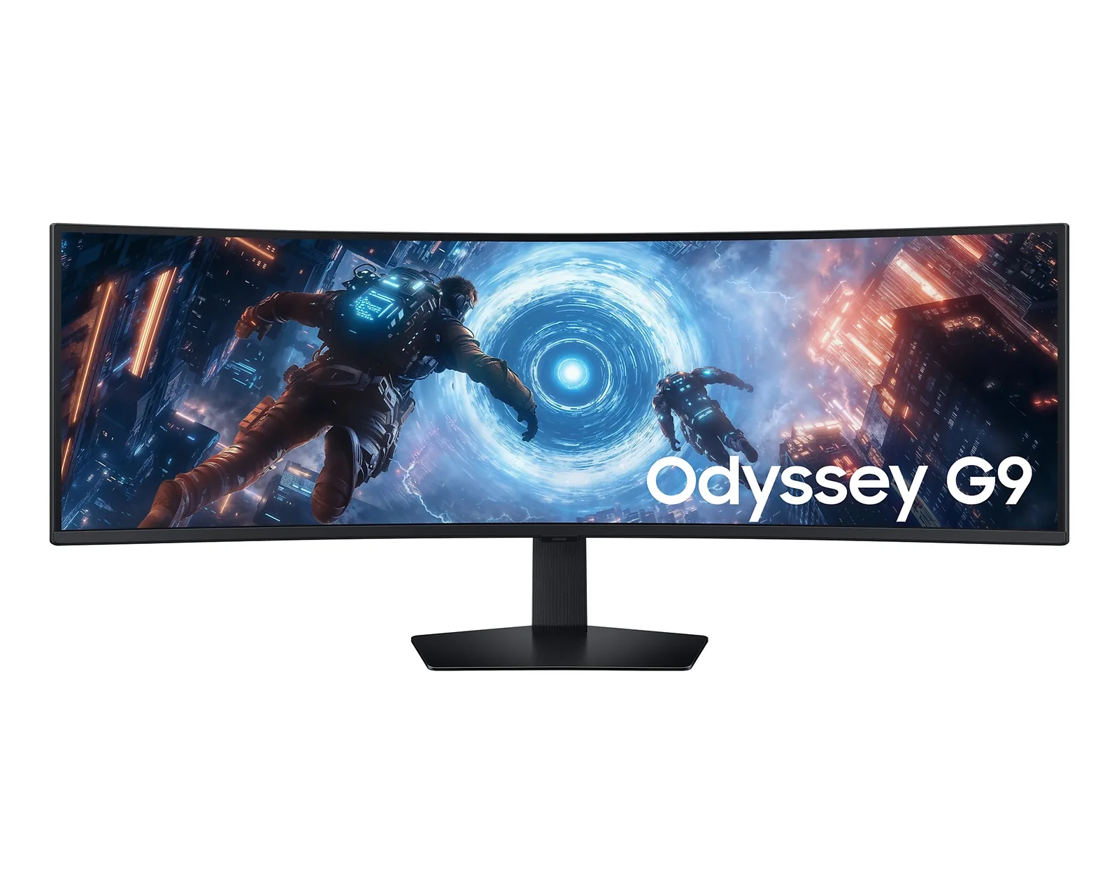 Samsung – 49″ – 5120 x 1440 – DisplayPort / HDMI / USB Monitor Gamer Samsung Odyssey G9 49" LS49FG910ELXZS, Dual QHD 144Hz Curvo con HDMI y DP - Imagen 1