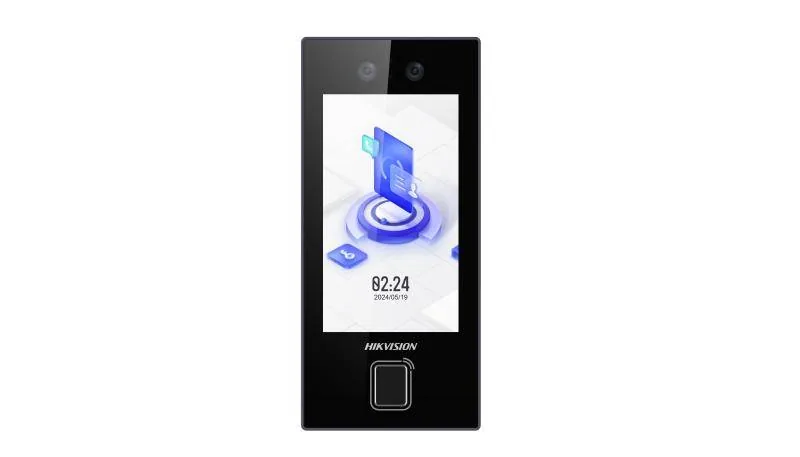 Hikvision – Face recognition terminal – DS-K1T344MBFWX-E1 Terminal Facial Hikvision DS-K1T344MBFWX-E1 4.5” WiFi PoE IP65 Huella Tarjeta QR Exterior - Imagen 1