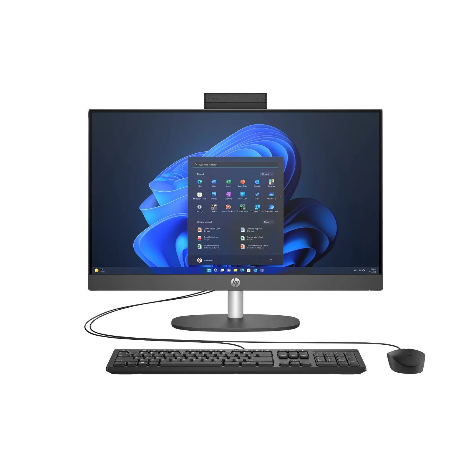 HP ProOne 240 G10 – All-in-one – Intel Core Ultra 5 125U / 4.3 GHz – DDR5 SDRAM – 512 GB HDD – 23.8″ – Intel UHD Graphics – Windows 11 Pro All In One HP ProOne 240 G10 23.8" IPS FHD Core Ultra 5 125U, 8GB RAM, 512GB SSD, WiFi 6, W11Pro - Imagen 1