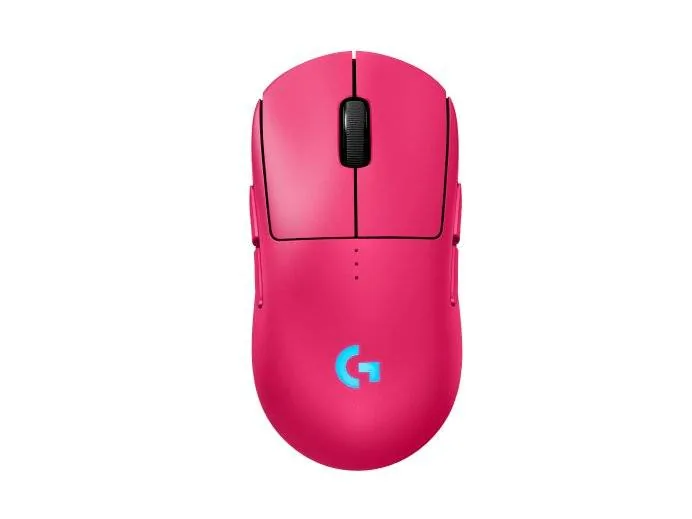 Mouse Gamer Logitech Pro 2 LIGHTSPEED Inalámbrico Sensor HERO 2 Rosa