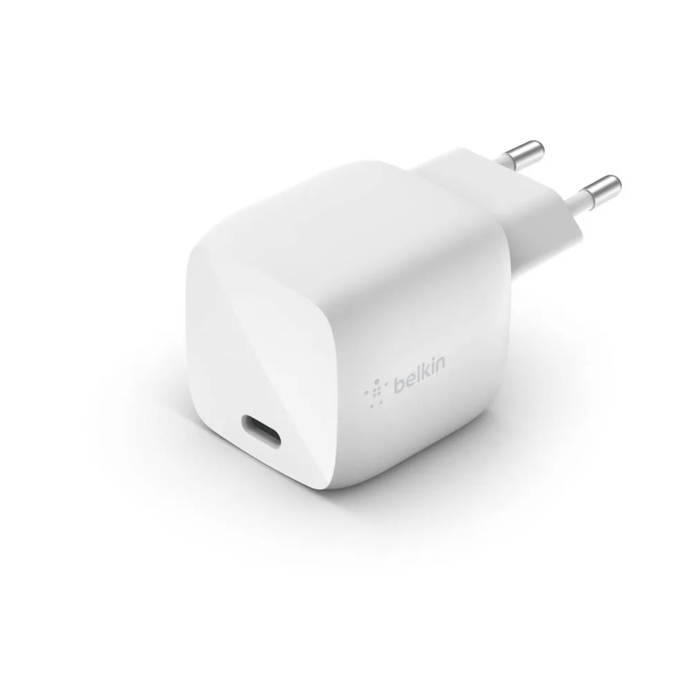 Belkin Mobile Charger – Power supply – 30 Watt – Power – Cellular phone connector – Cellular phone – Lithium – white – Para Universal – USB-C suministro ene Belkin Mobile Charger - Power supply - 30 Watt - Power - Cellular phone connector - Cellular phone - Lithium - white - Para Universal - USB-C suministro ene - Imagen 1