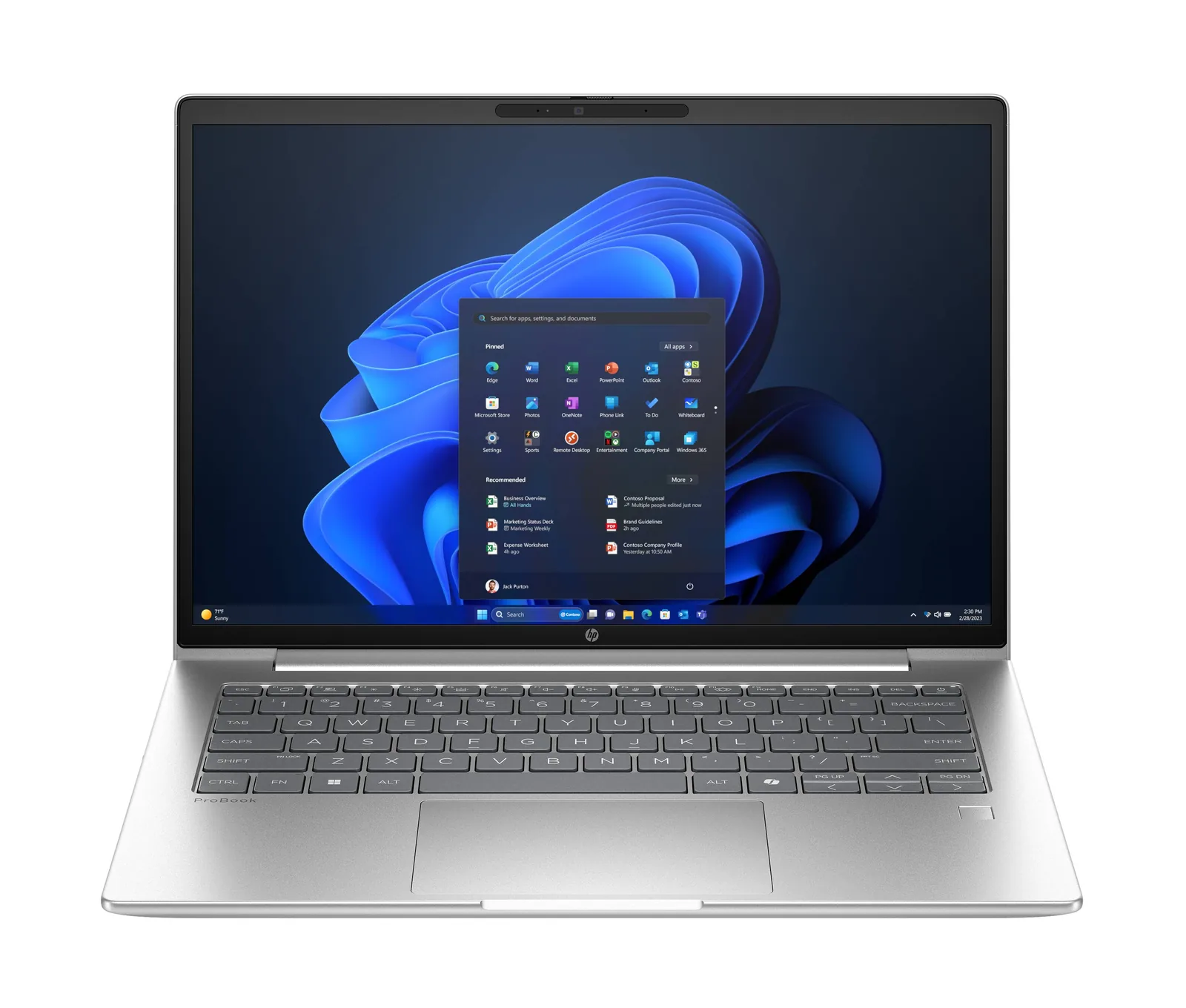 HP ProBook 4G1i – Notebook – 14″ – Intel Core Ultra 7 255U / 5.20 GHz – 16 GB – DDR5 SDRAM – 512 GB SSD – Intel Graphics Notebook HP ProBook 4 AI G1i de 14" AI PC, Intel Core Ultra 7 255U, 16GB RAM, 512GB SSD, W11Pro - Imagen 1