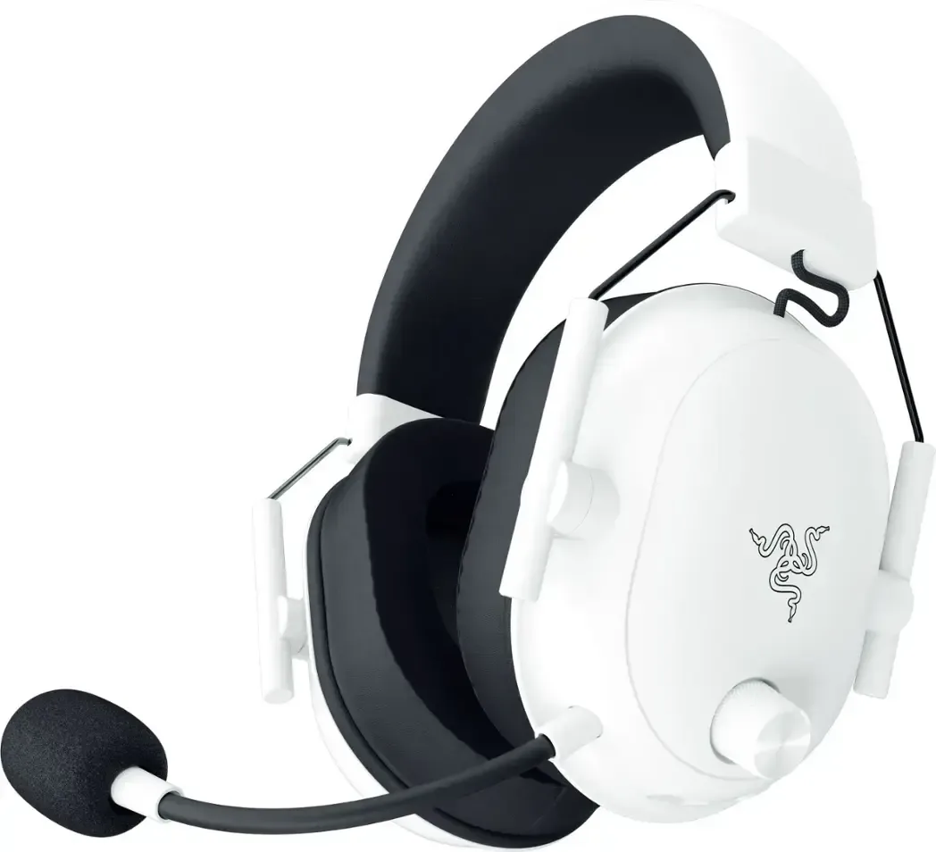 Razer BlackShark – V2 HyperSpeed – Headphones – Wireless – White Edition Audífonos Gamer Inalámbrico Razer Blackshark V2 Hyperspeed, 280g, Color Blanco - Imagen 1