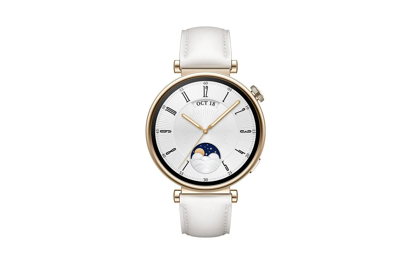 Huawei Watch GT 4 – Smart watch – Bluetooth Smartwatch Huawei Watch GT 4, 41 mm, acero inoxidable, correa de cuero, Pantalla AMOLED 1.32" - Imagen 1