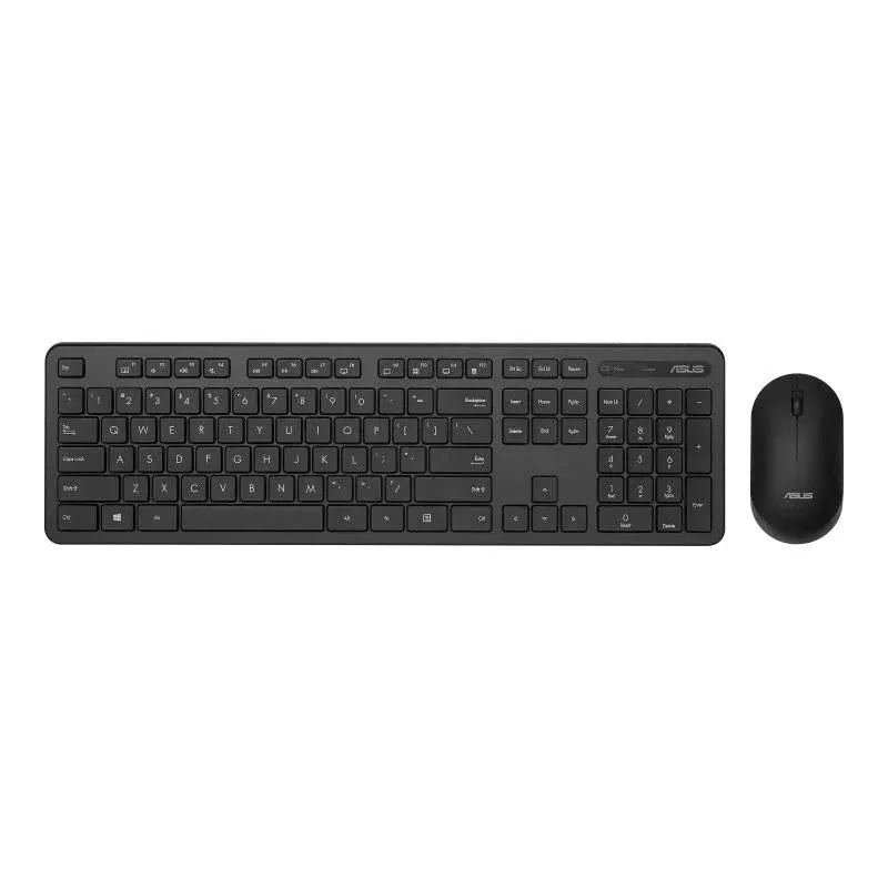ASUS – Keyboard and mouse set – CW100 Kit Teclado y Mouse Asus CW100 Conectividad Inalámbrica RF 2.4 Ghz Color Negro - Imagen 1