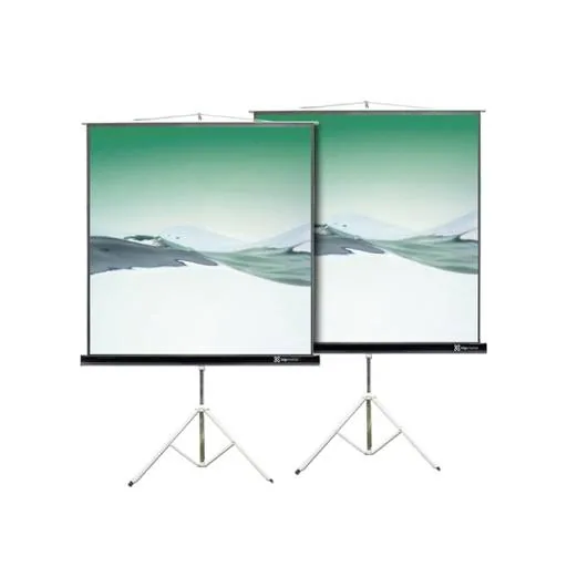Klip Xtreme KPS-104 - Pantalla de proyección con trípode - 120" (305 cm) - 4:3 - Blanco mate - blanco