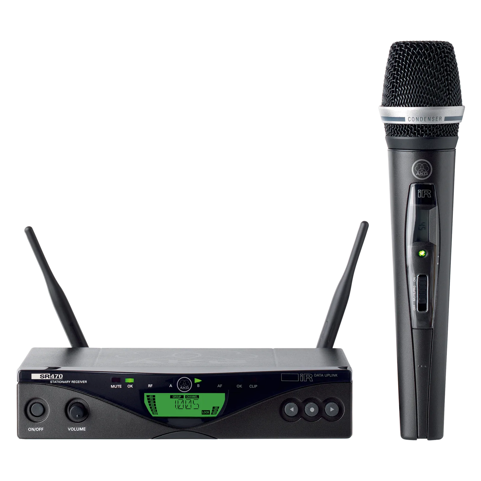 AKG – Microphone set – WMS470 D5 SET BD3-50MW AKG WMS470 D5 Vocal Set Inalámbrico para Presentaciones en Vivo - Imagen 1