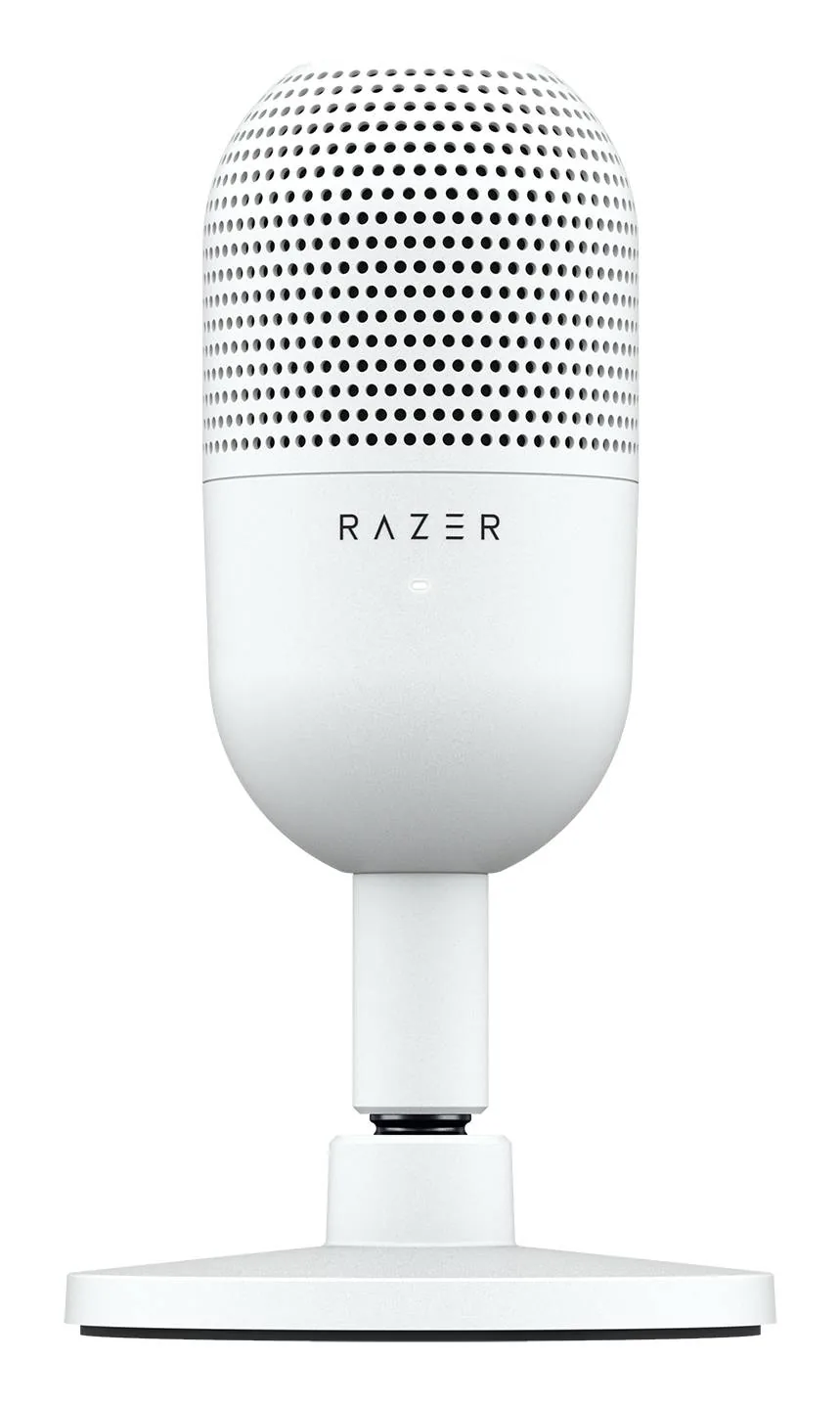Razer – Microphone – Seiren V3 Mini Compact USB for Micrófono para Streaming Razer Seiren V3 Mini, USB, Ultracompacto, Mercury - Imagen 1