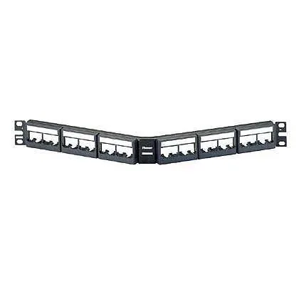 Panduit MINI-COM Modular Faceplate Patch Panels – Patch panel – 1U – 19″ – 24 ports Panduit MINI-COM Modular Faceplate Patch Panels - Patch panel - 1U - 19" - 24 ports - Imagen 1