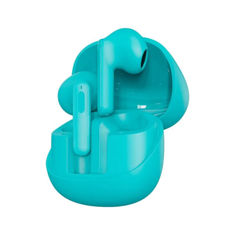 Klip Xtreme – KTE-007AQ – True wireless earphones – Para Home audio / Para Portable electronics / Para Tablet / Para Cellular phone – Wireless – Touch – 26Hrs Aqua Klip Xtreme - KTE-007AQ - True wireless earphones - Para Home audio / Para Portable electronics / Para Tablet / Para Cellular phone - Wireless - Touch - 26Hrs Aqua - Imagen 1