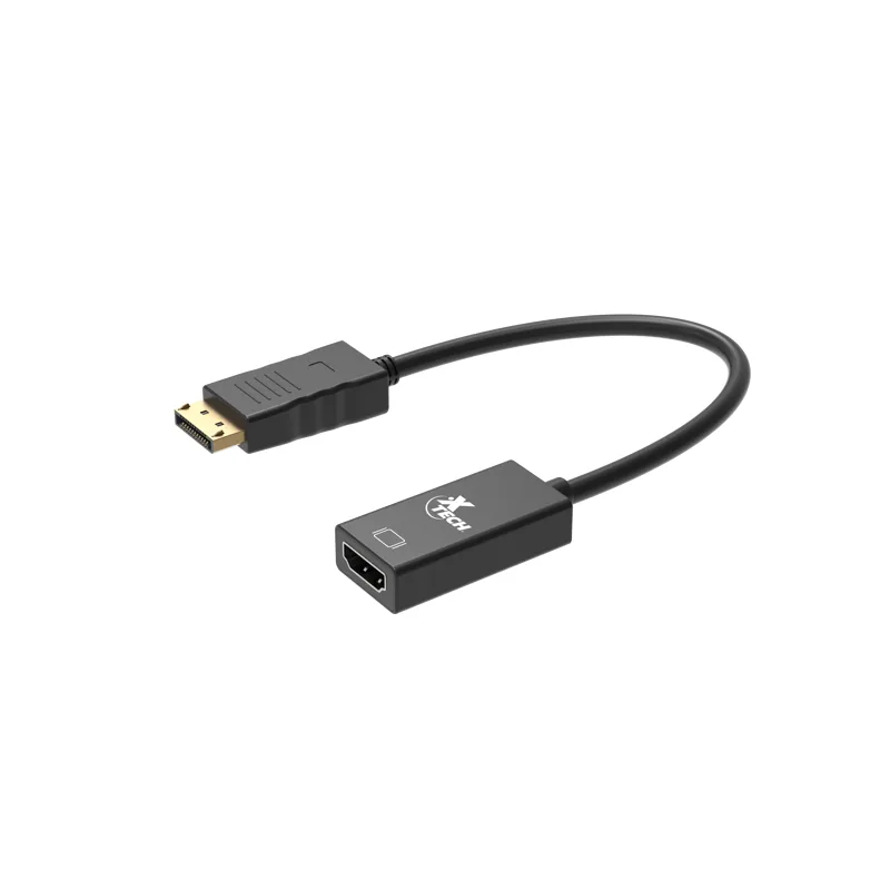 Adaptador DisplayPort a HDMI XTech XTC-378 - Negro