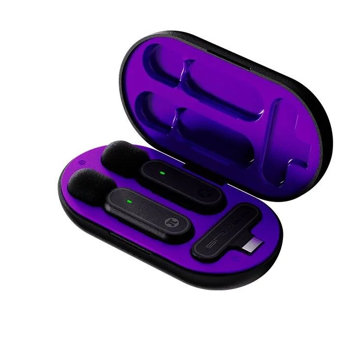 Primus Gaming – Microphone set – Cellular phone / Phone / Tablet – Wireless Micrófonos Inalámbricos Primus VOX01 PMI-L10BT, USB-C, True Wireless, Cancelación de Ruido - Imagen 1