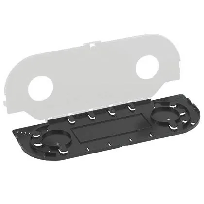 Panduit Opticom Fiber Optic Rack Mount Splice Enclosure – Soporte para conector de fibra óptica – negro Panduit Opticom Fiber Optic Rack Mount Splice Enclosure - Soporte para conector de fibra óptica - negro - Imagen 1