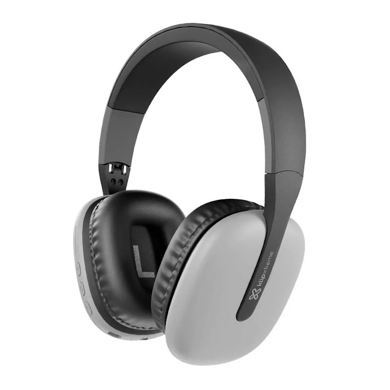 Klip Xtreme – KWH-010GR – Headphones – Para Home audio / Para Portable electronics / Para Professional audio / Para Cellular phone – Wireless – 25Hrs – Gray – BT Klip Xtreme - KWH-010GR - Headphones - Para Home audio / Para Portable electronics / Para Professional audio / Para Cellular phone - Wireless - 25Hrs - Gray - BT - Imagen 1