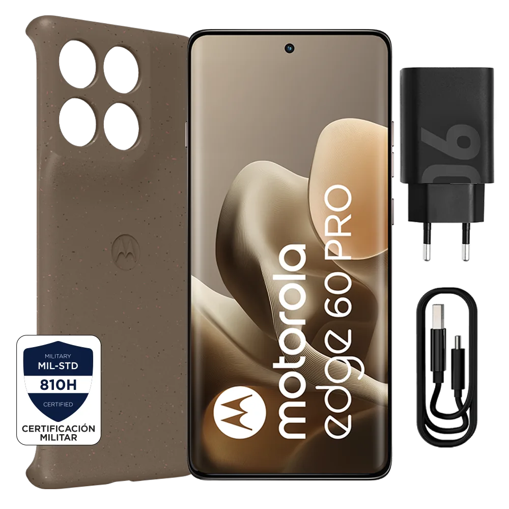 Motorola Edge 60 – Cellular phone Celular Motorola Edge 60 Pro Memoria 512GB RAM 12GB 50MP 7' Café - Imagen 1