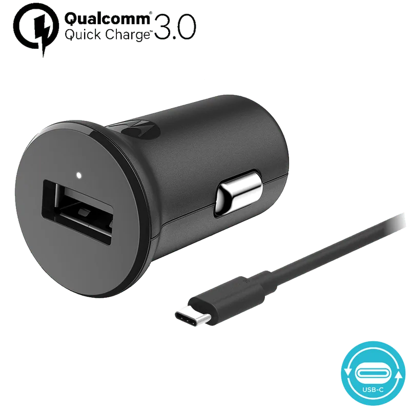 Motorola – Car battery charger – Lithium ion – Para Universal – Tipo C Motorola - Car battery charger - Lithium ion - Para Universal - Tipo C - Imagen 1