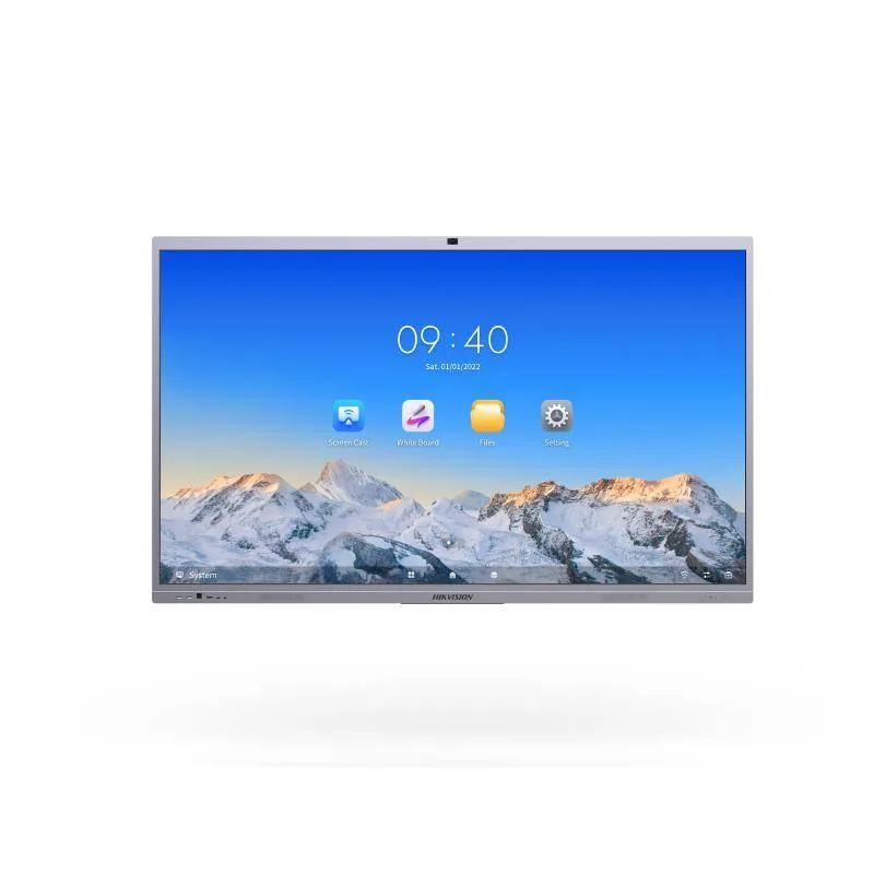 Pantalla Interactiva Hikvision DS-D5C65RB/B 4K UHD de 65", Táctil Infrarroja, Android 11