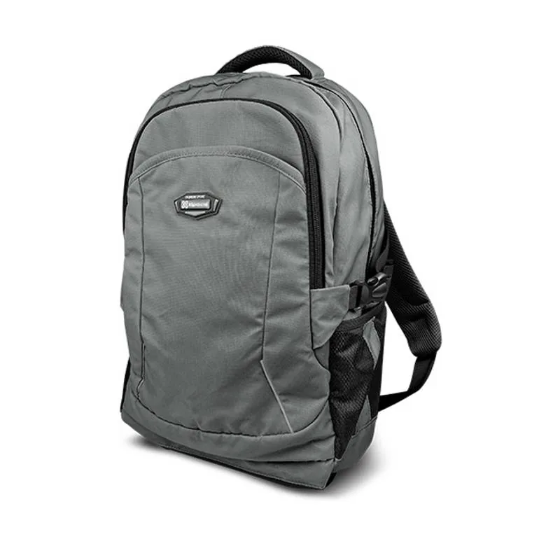 Klip Xtreme – Notebook carrying backpack – 15.6″ – Polyester – Gray – Water Repellent Mochila Klip Xtreme KNB-436GR para Notebook 15.6" - Poliéster Gris, Repelente al Agua - Imagen 1