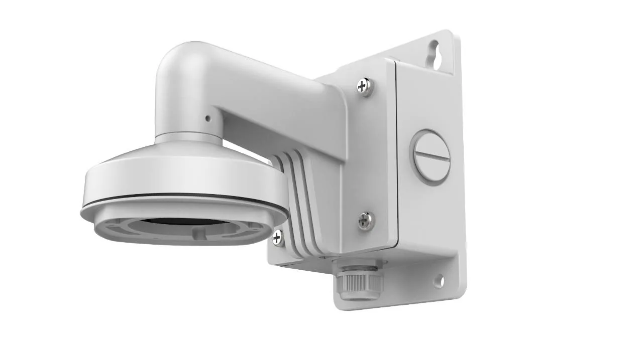 Hikvision – Camera wall mount bracket – for Mini Dome Camera Soporte de Pared Hikvision DS-1272ZJ-120B para Cámaras Tipo Domo - Imagen 1