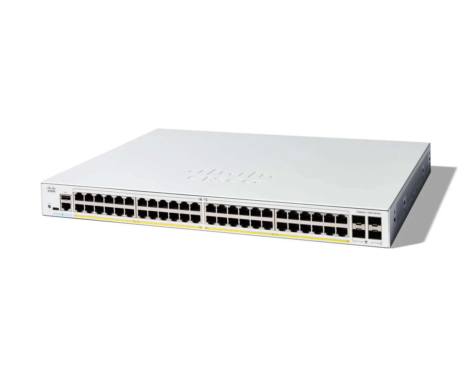 Cisco – Switch – 48 – C1300-48P-4G Switch de 48 Puertos, PoE, 4G Uplinks Cisco Catalyst 1300 C1300-48P-4G - S - Imagen 1