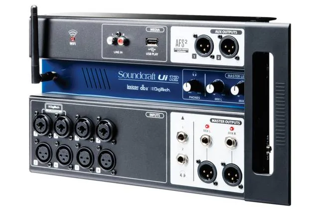 Soundcraft – Mixer – Ui 12 Digital Mixer EU Mezclador Digital Soundcraft UI12 12 Canales Control Inalambrico - Imagen 1