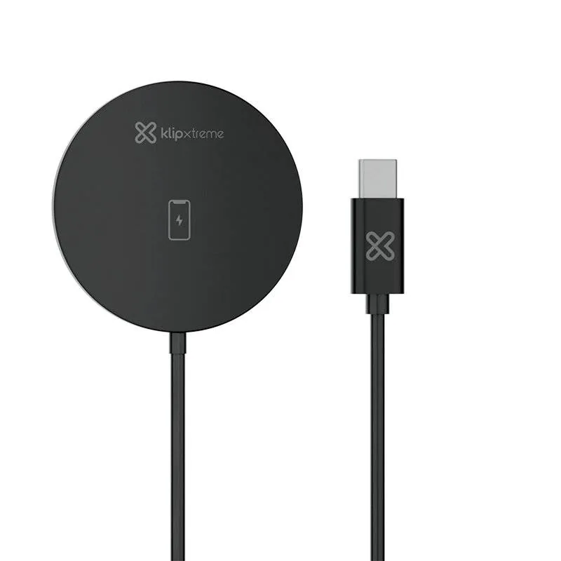 Klip Xtreme – Charging stand / battery charger – 15 Watt – 24 pin USB-C – Cellular phone / Wireless earbuds / Apple AirPods / Apple Watch – Wireless – Para Smartphones – KDC-010 Klip Xtreme - Charging stand / battery charger - 15 Watt - 24 pin USB-C - Cellular phone / Wireless earbuds / Apple AirPods / Apple Watch - Wireless - Para Smartphones - KDC-010 - Imagen 1