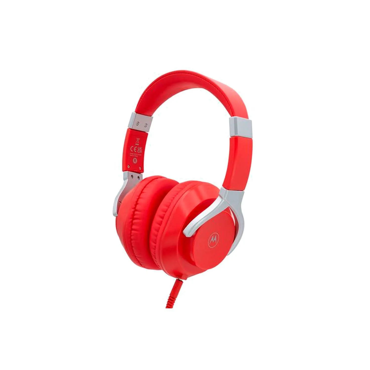 Motorola – Headset – Wired – blanco Audífonos Motorola Moto XT200, Over-Ear, Manos Libres, Rojo - Imagen 1