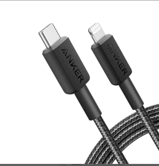 “Anker – Cable de carga/sincronización – Cable USB-C/Lightning 322 (“ "Anker - Cable de carga/sincronización - Cable USB-C/Lightning 322 (" - Imagen 1