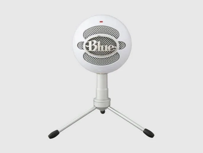 Logitech – Microphone – Wired – 988-000511 Micrófono para Streaming Logitech Blue Snowball Ice, Color Blanco - Imagen 1