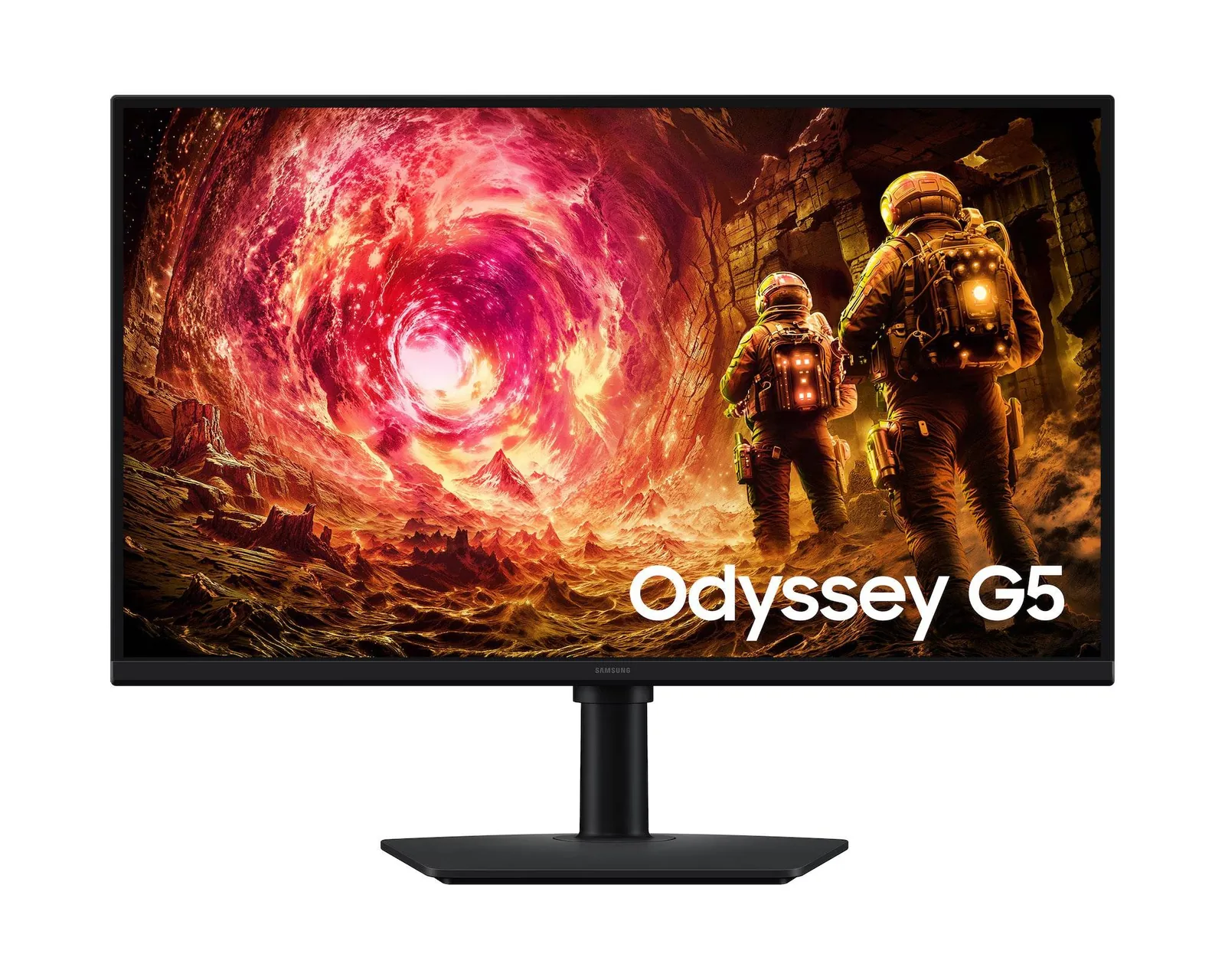 Samsung – 27″ 2k 2560X1440/IPS /QHD/Game Monitor Gaming Samsung Odyssey Fast IPS G5 27" QHD 180Hz 0.03ms G-Sync FreeSync - Imagen 1