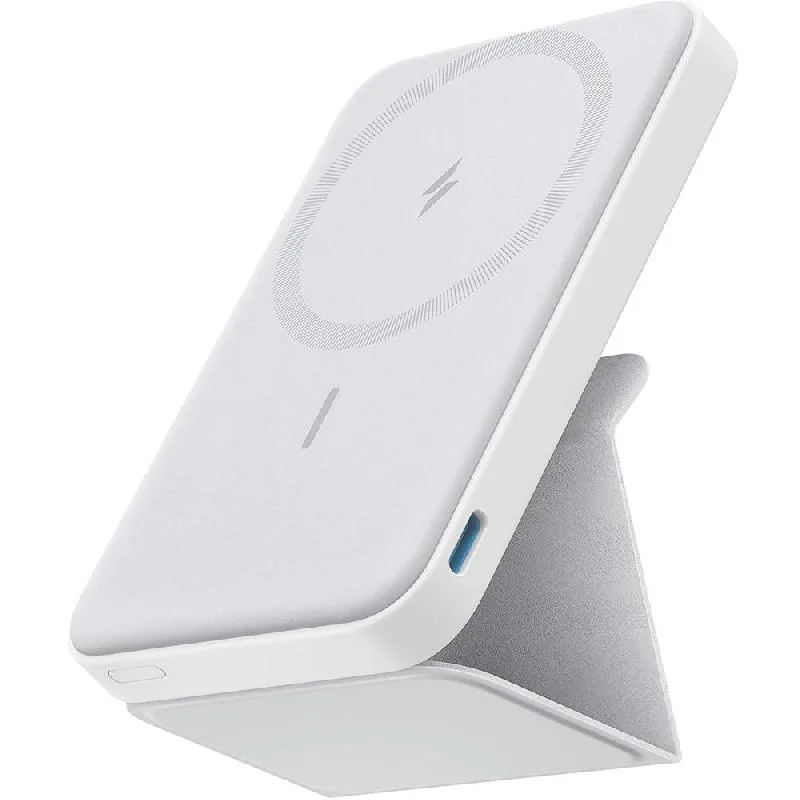 “Anker – Battery – Lithium – For – – 622 Magnetic Battery (MagGo) -“ Power Bank Anker 622 Magnetic Battery (MagGo), MagSafe, 5000mAh, Color Blanco - Imagen 1