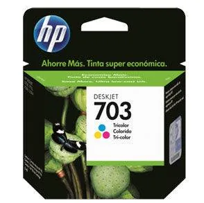 HP 703 - 4 ml - color (cian, magenta, amarillo) - original - Ink Advantage - cartucho de tinta - para Deskjet Ink Advantage, Ink Advantage K109; Officejet 4400; Photosmart Ink Advantage K510