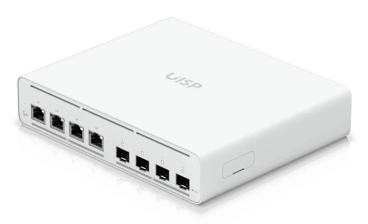 Ubiquiti UISP Switch Plus 2.5 GbE PoE switch for ISP applications Ubiquiti UISP Switch Plus 2.5 GbE PoE switch for ISP applications - Imagen 1