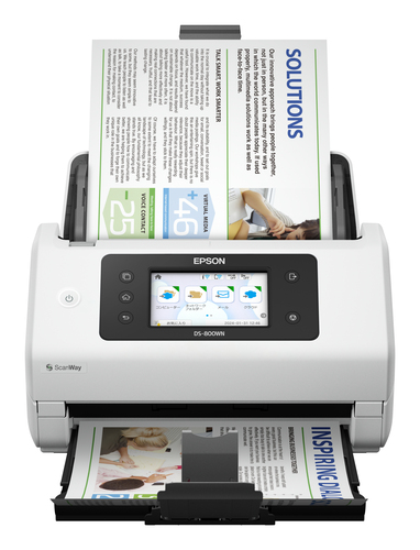 Epson DS-800WN – Document scanner – B11B275201 Epson DS-800WN Escáner alimentado con hojas 600 x 600 DPI A4 Blanco - Imagen 1