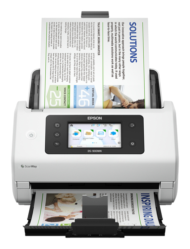 Epson DS-900WN – Document scanner Escáner Epson WorkForce DS-900WN Escáner alimentado con hojas 600 x 600 DPI A4 Blanco - Imagen 1