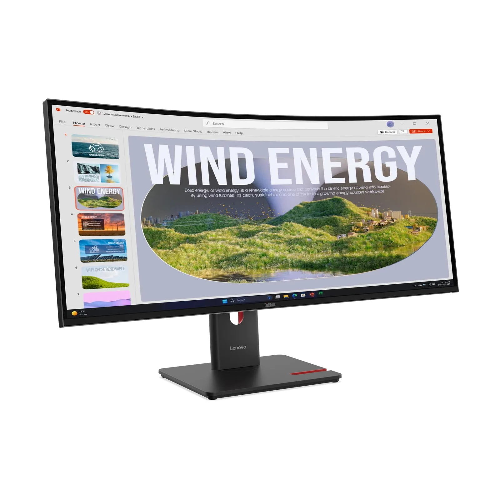 Monitor Lenovo ThinkVision T34WD-40 34" WQHD3440*1440 VA LAN DP HDMI USB-C 120Hz