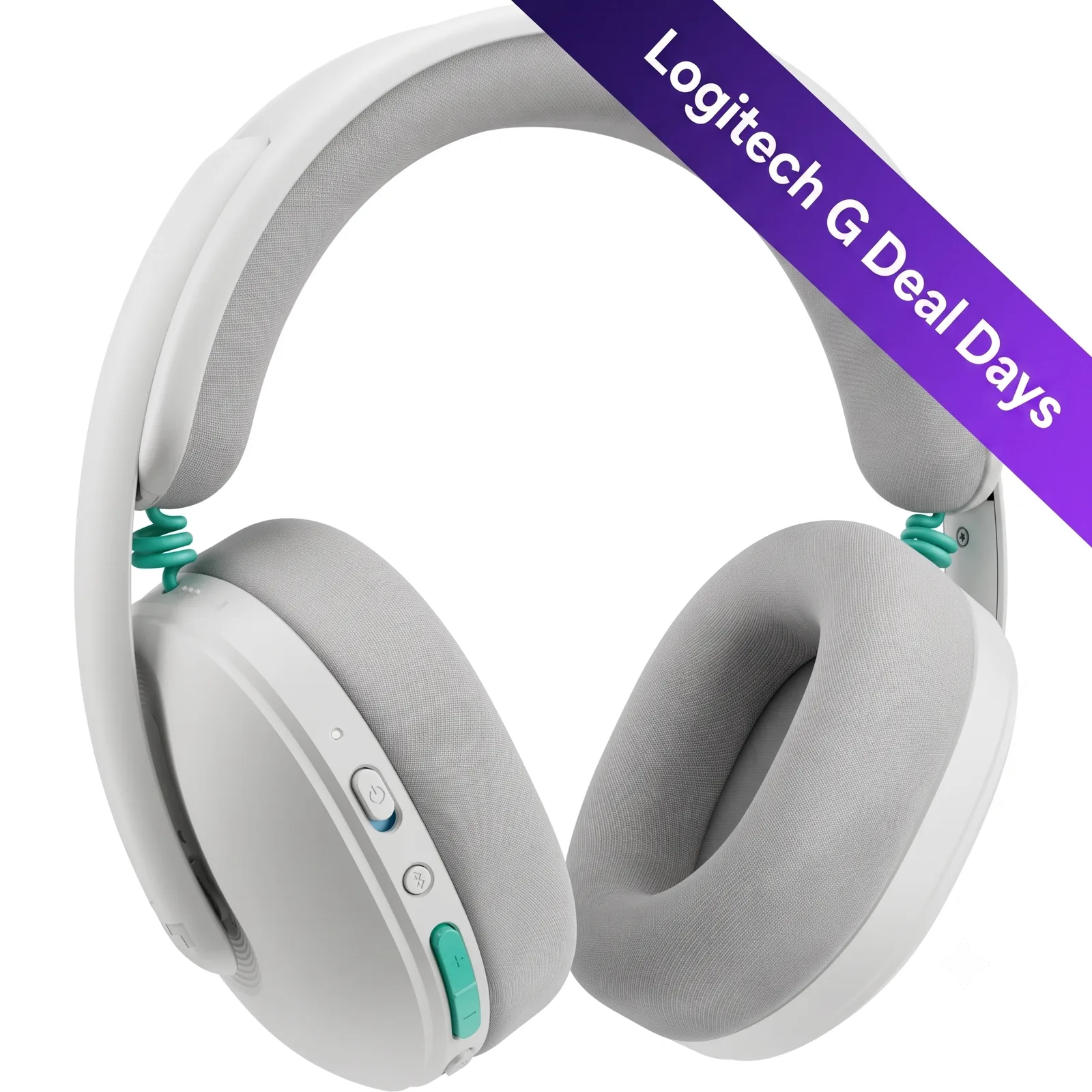 Logitech – 981-001530 – Gaming Headset – Wireless – G325 Blanco Audífono Gamer Inalámbrico Logitech G325 LIGHTSPEED USB Bluetooth v5.2 Blanco - Imagen 1