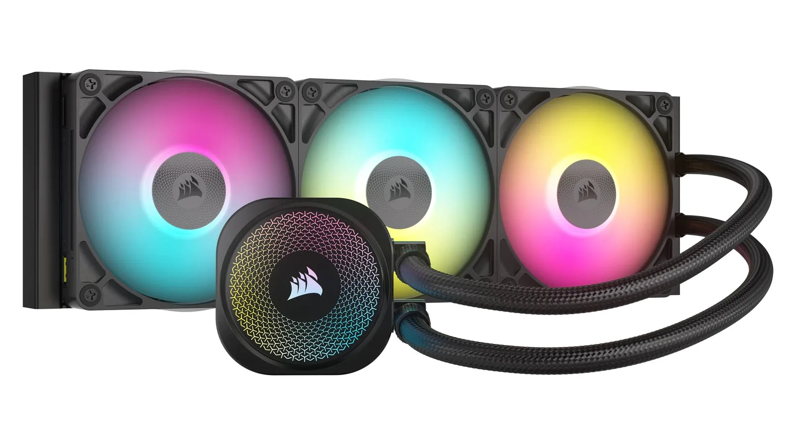 Refrigeración Líquida Corsair iCUE Link Titan 360 RX RGB, 360mm, Intel/AMD, Negro