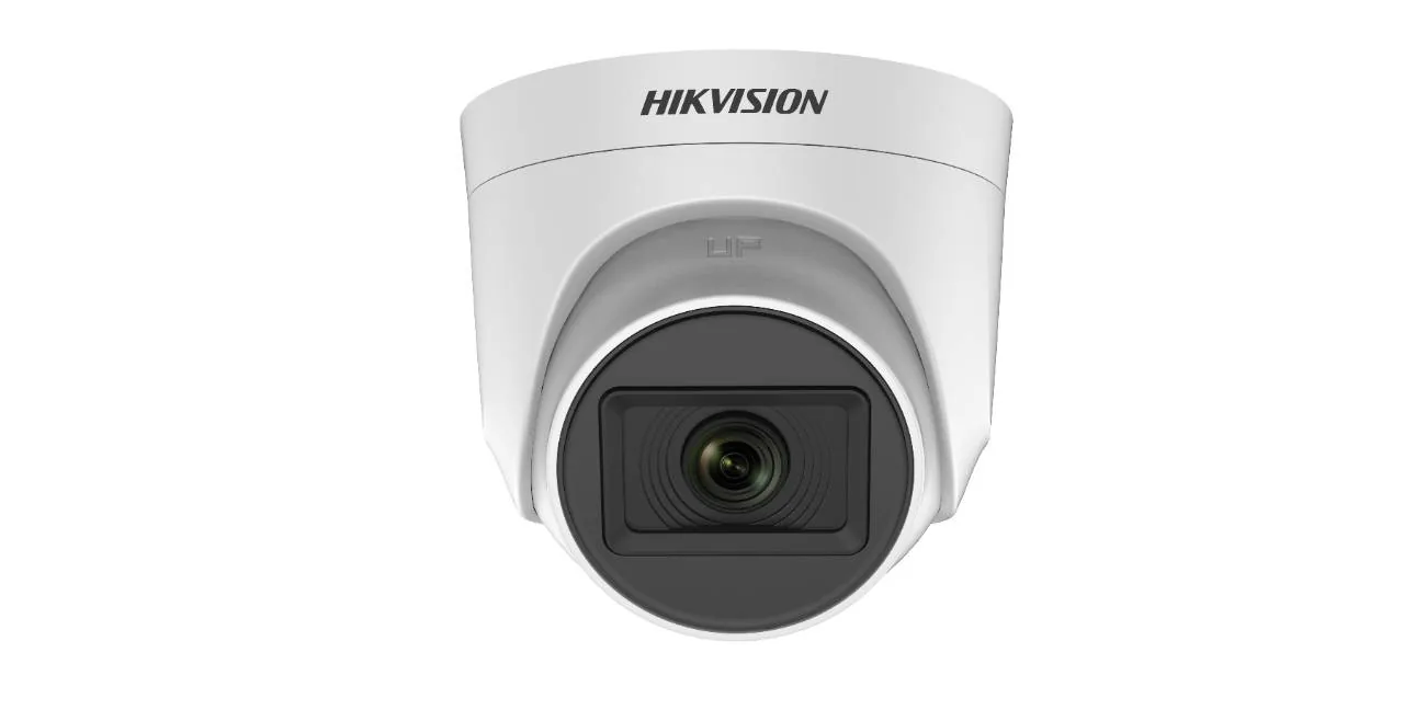 Hikvision Turbo HD Value Series DS-2CE76D0T-EXIPF - Cámara de videovigilancia - torreta - en interior - color (Día y noche) - 2 MP - 1080p - montaje M12 - focal fijado - compuesto, AHD, CVI, TVI - DC 12 V