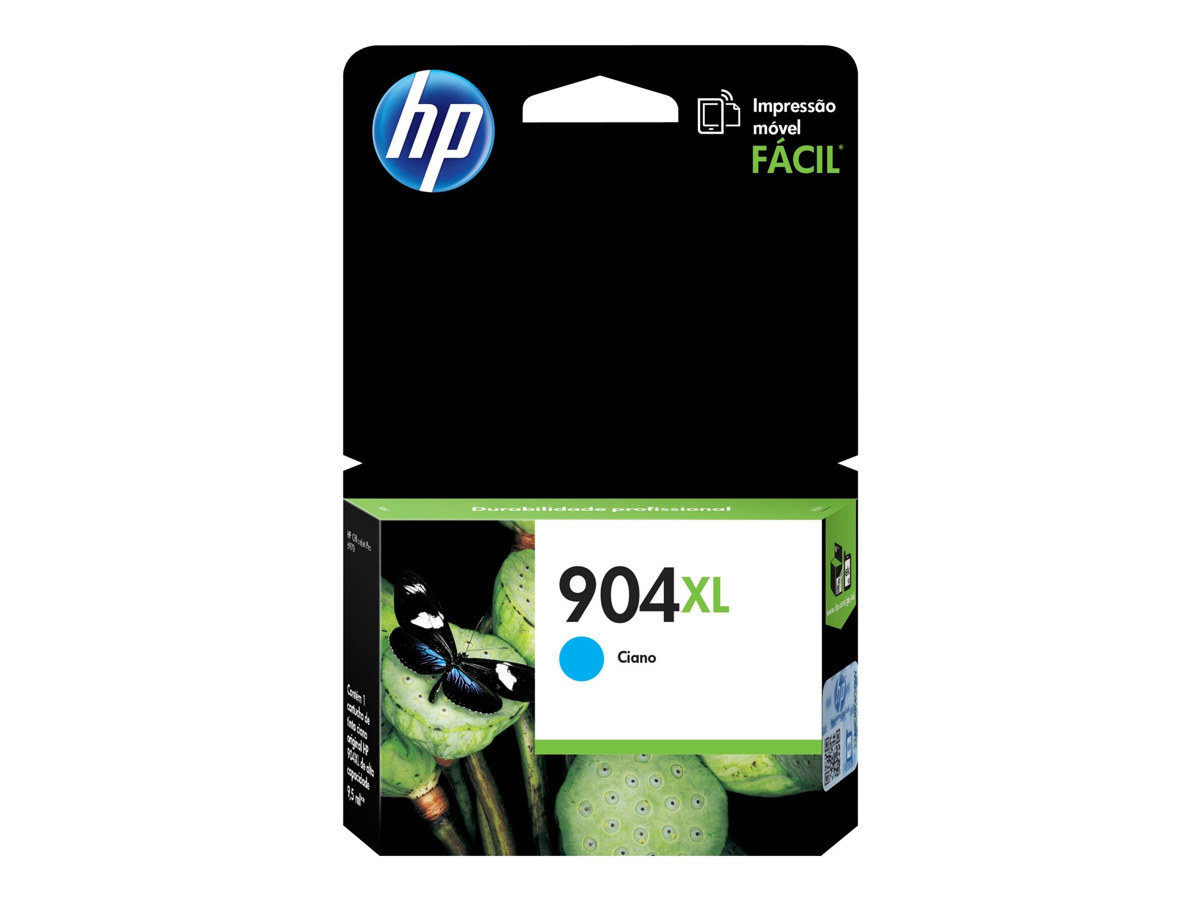 0633H7T4RZNEQJ4KRAHAFB48YW.jpg HP 904XL - 4 ml - Alto rendimiento - cián - original - cartucho de tinta - para Officejet 6950, 6951, 6962; Officejet Pro 6960, 6961, 6968, 6970, 6971, 6974, 6978 - Imagen 1