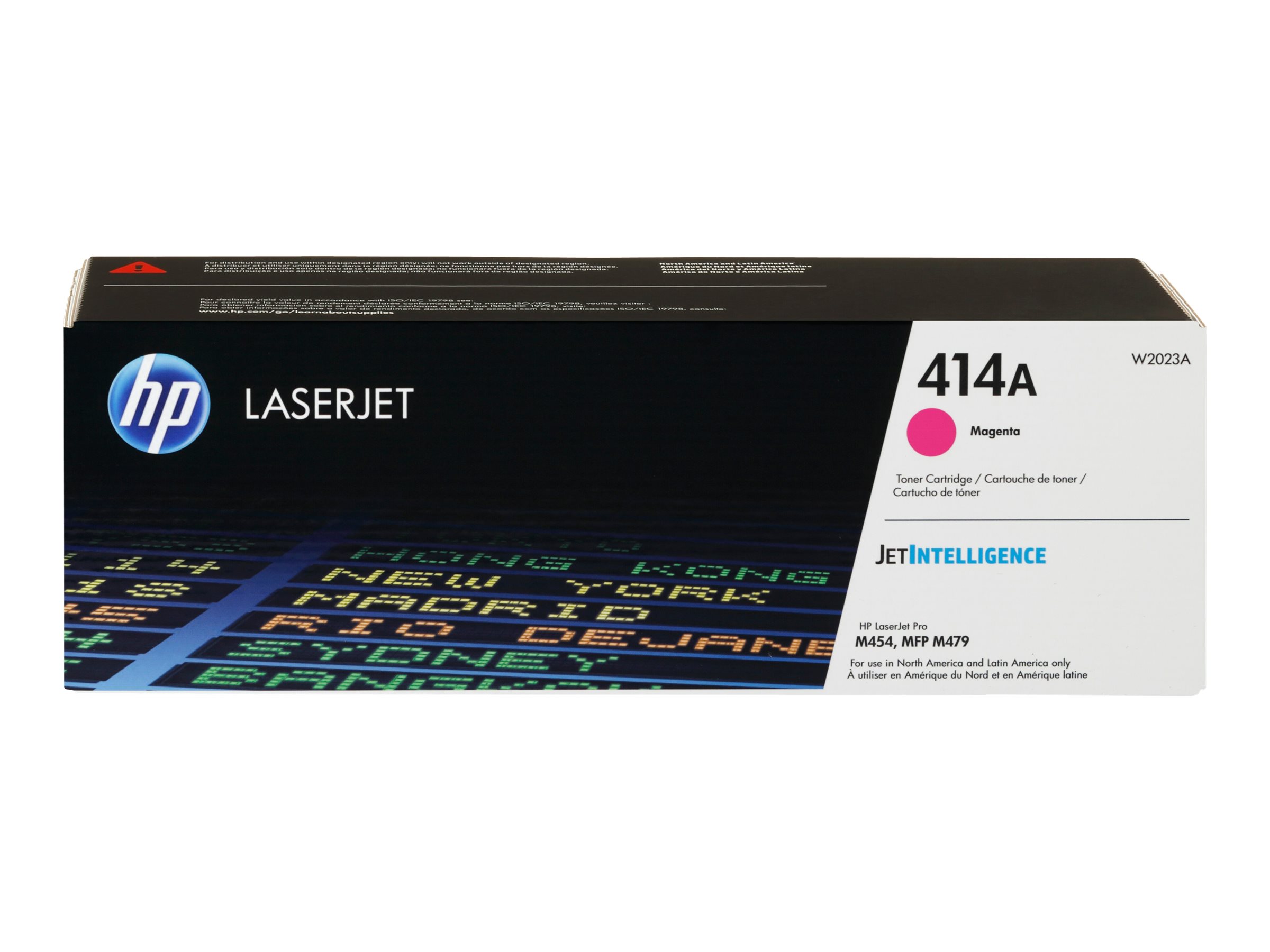 063VAPNX9JYD1CSY782EANCB38.jpg HP 414A - Magenta - original - LaserJet - cartucho de tóner (W2023A) - para Color LaserJet Pro M454, MFP M479 - Imagen 1